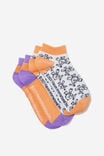 2 Pk Of Ankle Socks, LCN NIC RUGRATS (S/M) - alternate image 1