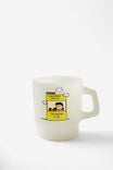 Milky Retro Mug, LCN PEA SNOOPY LUCY - alternate image 1