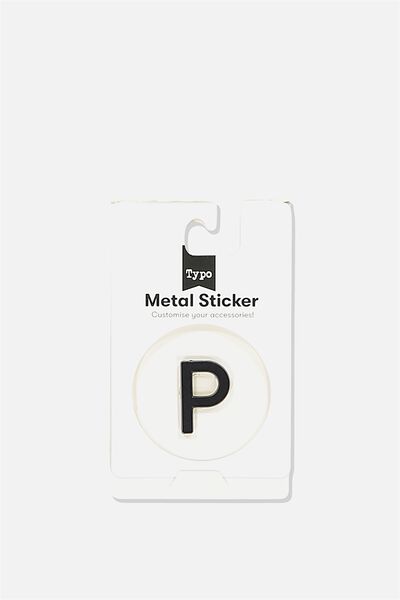 Metal Stickers, BLACK P