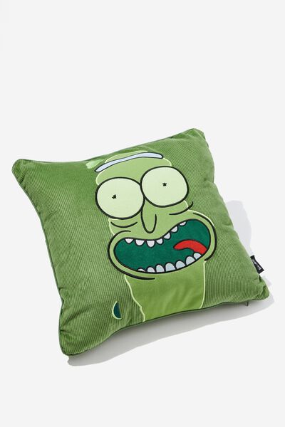 Collab Square Cushion, LCN WAR RICK AND MORTY PICKLE RICK FACE