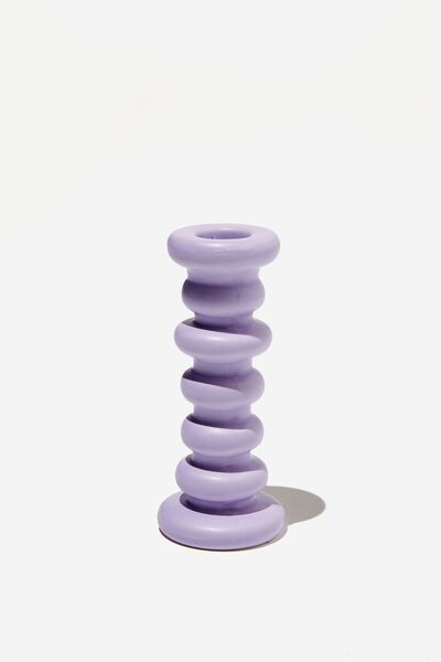 Mystic Minded Candle Holder, LILAC HOOPS