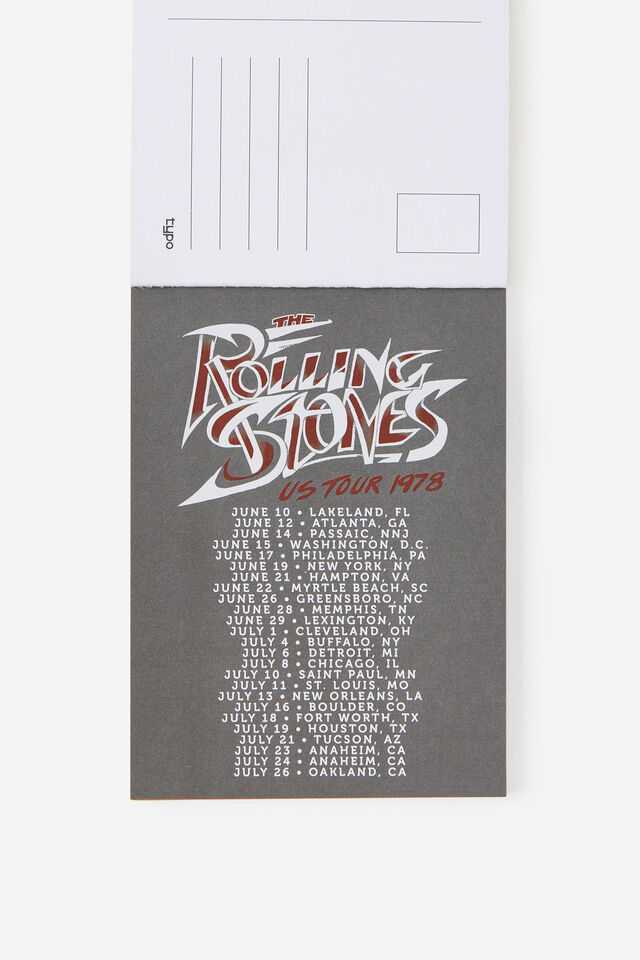 Collectors Postcard Pad, LCN BRA ROLLING STONES