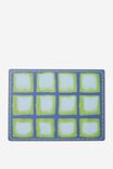 Paper Placemat 30 Sheet Pad, AEROSOL CHECK ULTRA BLUE/LIME - alternate image 1