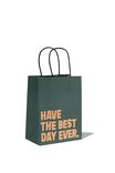 Get Stuffed Gift Bag - Small, HAVE THE BEST DAY EVER BASIL PEACH - alternate image 1