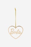 Collab Metal Christmas Ornament, LCN MAT BARBIE - alternate image 1