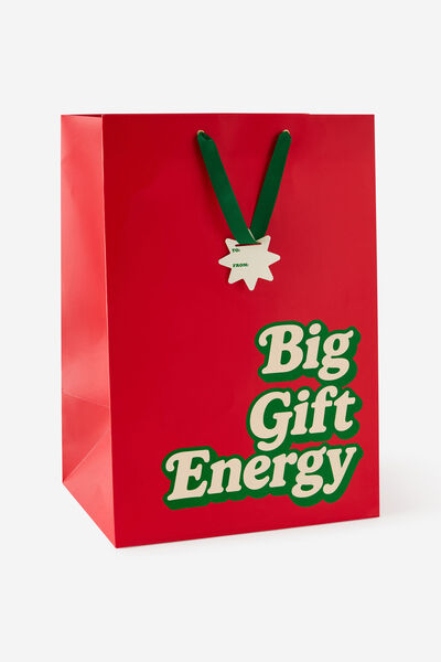 Premium Gift Bags - Large, BIG GIFT ENERGY