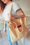 The Daily Tote Bag, YELLOW GINGHAM - alternate image 2