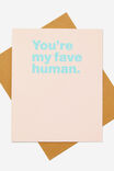 Premium Love Card, FAVE HUMAN - alternate image 1