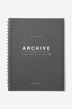 A4 Campus Notebook, BLACK ARCHIVE! - alternate image 1
