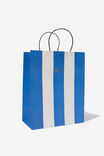 Get Stuffed Gift Bag - Medium, FAVE KID STRIPES & FOIL - alternate image 1