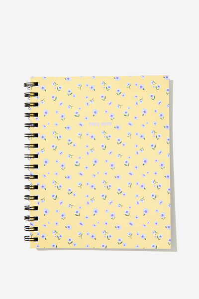 A5 Campus Notebook Recycled, DAISY DITSY BUTTER
