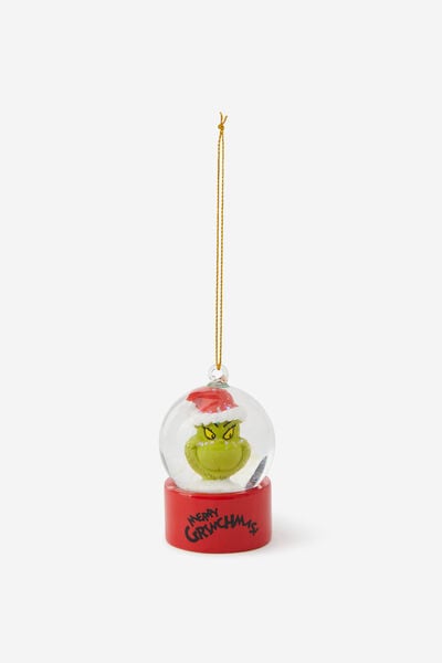 Collab Snowglobe Christmas Ornament, LCN DRS THE GRINCH