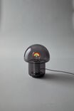 Glass Lamp Filament Globe, BLACK RAINBOW - alternate image 1