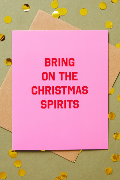 Christmas Card 2022, CHRISTMAS SPIRITS