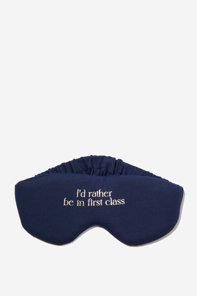 Off The Grid Eyemask, FIRST CLASS NAVY