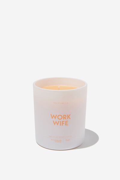 Tell It Like It Is Candle, TROPICAL PEACH WORK WIFE