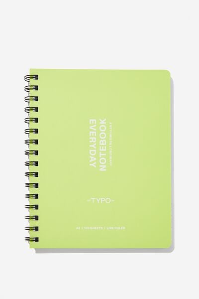 A5 Everyday Notebook, LIME