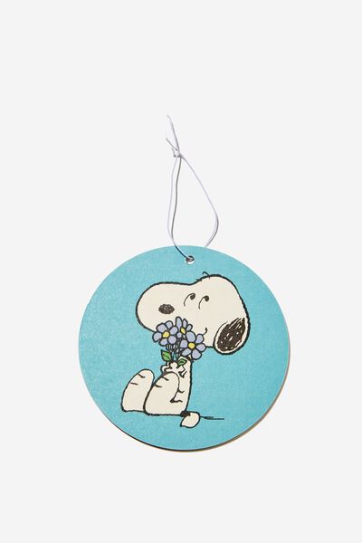 Keep It Fresh Air Freshener, LCN PEA SNOOPY SMELL THE FLOWERS