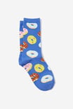 Socks, DONUTS MULTI BLUE - alternate image 1