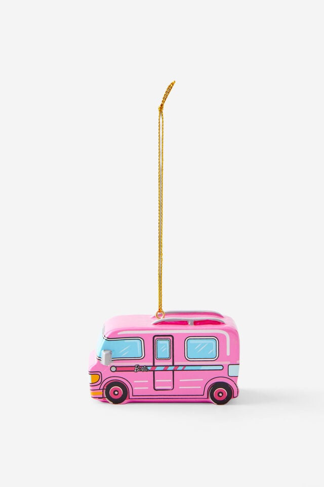 Collab Resin Christmas Ornament, LCN MAT BARBIE CAMPERVAN