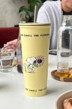 Collab Metal Smoothie Cup, LCN PEA SNOOPY STOP AND SMELL - alternate image 2