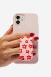 Get A Grip Phone Holder, MID DAISIES RED BLUSH - alternate image 1