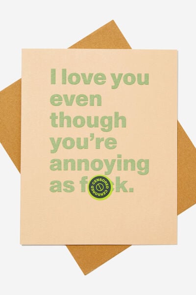 Premium Love Card, ANNOYING AS F*CK!!