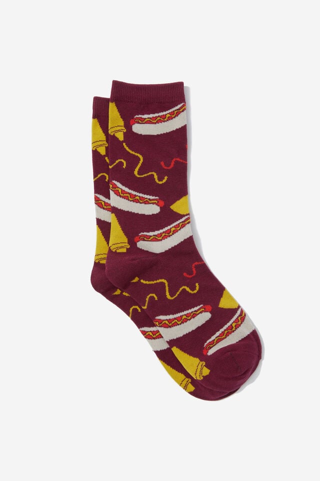 Socks, HOTDOG SAUCE AND MUSTARD YDG