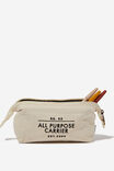 Billie Canvas Pencil Case, ALL PURPOSE CARRIER - alternate image 2