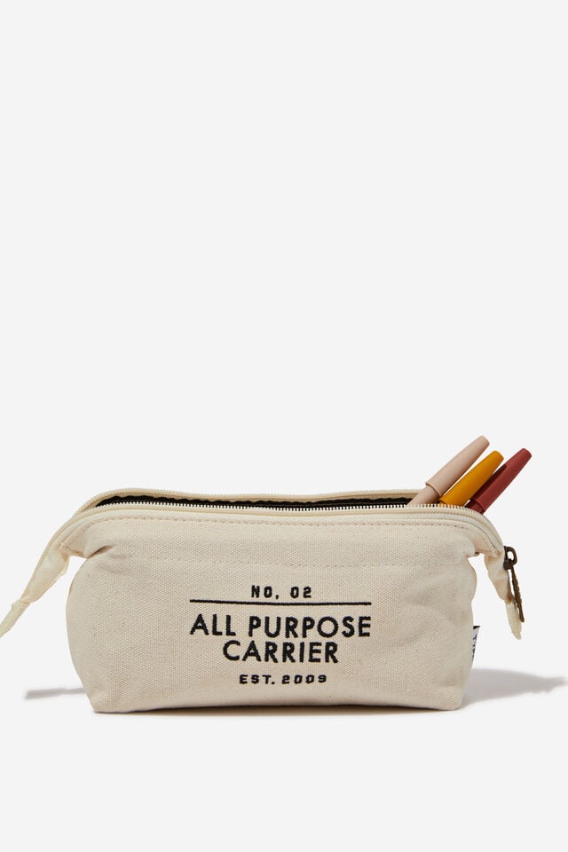 Billie Canvas Pencil Case, ALL PURPOSE CARRIER