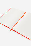 Personalised B5 Hard Cover Lined Notebook, LAVA RED - example image 3