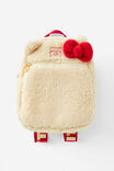 Collab Plush Backpack, LCN SAN HELLO KITTY / ECRU - alternate image 1