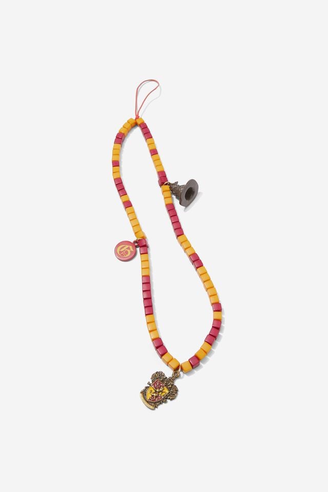 Collab Carried Away Phone Charm Strap, LCN WB/HP GRYFFINDOR