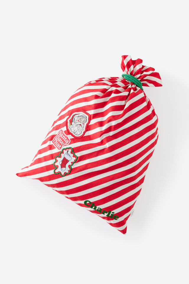 Personalised Christmas Santa Sack, SANTA SAW THAT