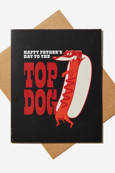 Fathers Day Card 2023, TOP DOG