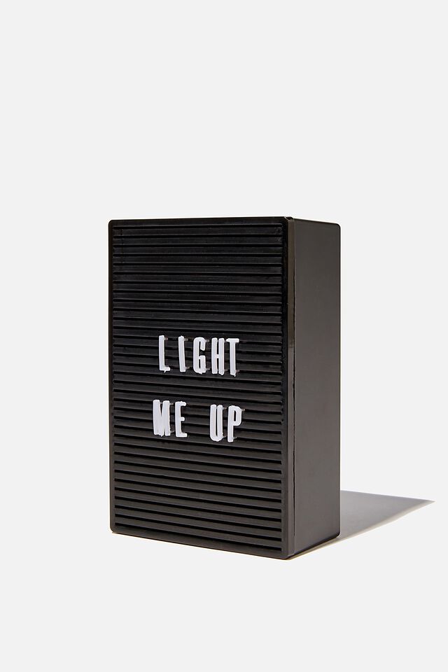 Micro Light Box, BLACK PEGBOARD