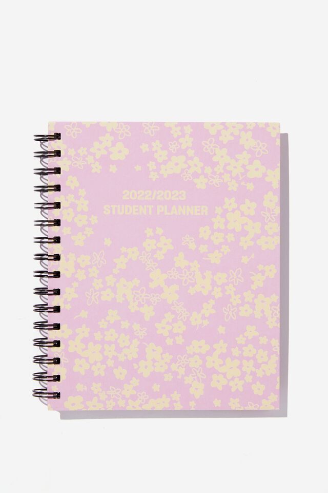 Student Planner 2022 23, MESSY DITSY LILAC