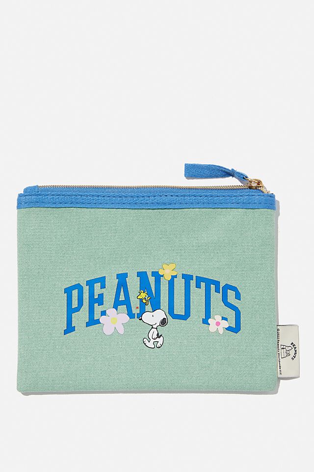 License Spinout Pencil Case, LCN PEA SNOOPY DAISIES