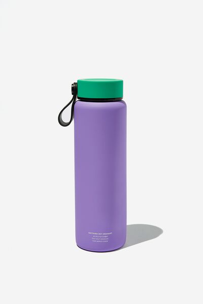 On The Move Metal Drink Bottle 500Ml, AMETHYST/JUNGLE TEAL