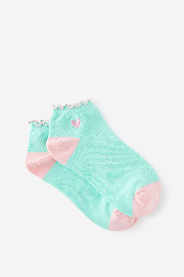 Ankle Socks 2 Packs, HEART