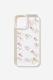 Protective Phone Case Iphone 12, 12 Pro, TRAPPED MICRO FLOWER / BALLET BLUSH - alternate image 1