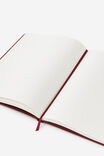 B6 Hard Lined Notetaker Notebook, CABERNET - example image 3
