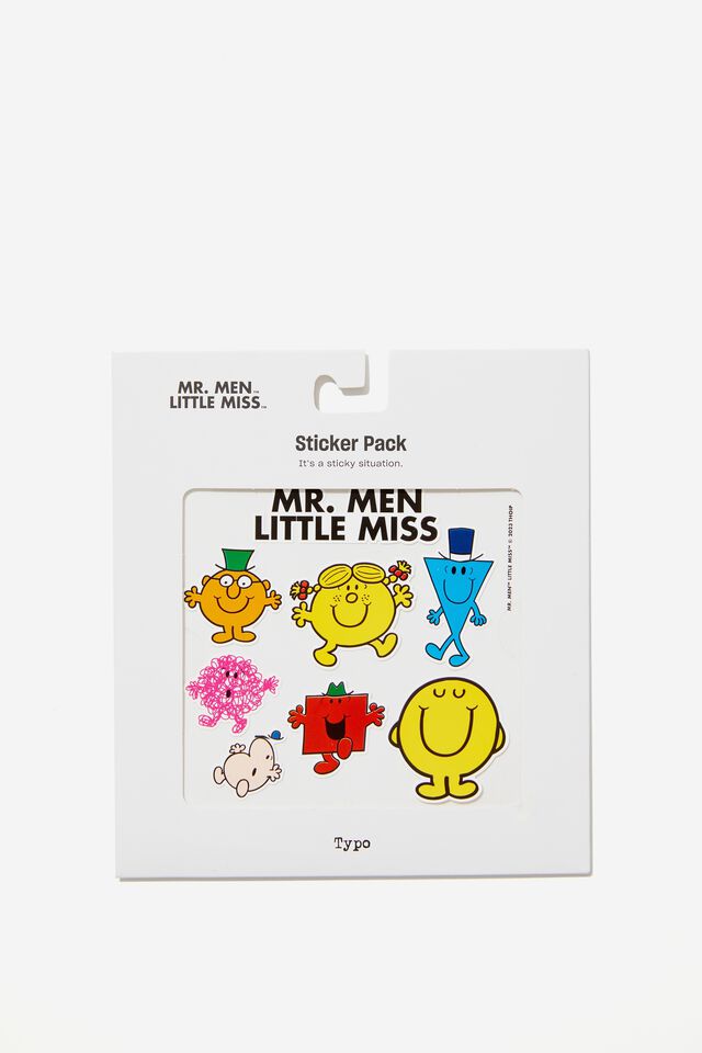 Mr. Men Sticker Pack, LCN MEN MR MEN