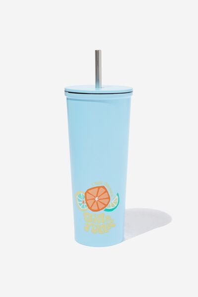 Metal Smoothie Cup, WISH THIS WAS GIN AND TONIC
