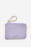Personalised Off The Grid Card Pouch, SOFT LILAC - alternate image 1