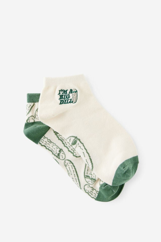 Ankle Socks 2 Packs, BIG DILL