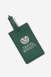 Off The Grid Luggage Tag, TRAVEL ROYALTY/ HERITAGE GREEN - alternate image 1