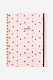 A4 Spinout Notebook, TAKE NOTE DITSY FLORAL PINK - alternate image 1