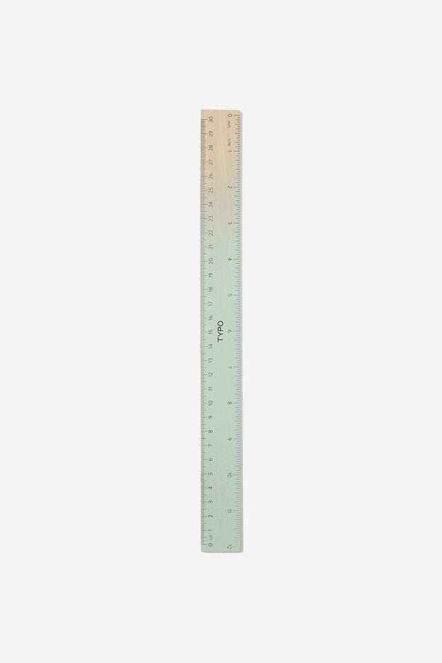 Everyday Ruler, SMOKE GREEN WOOD OMBRE