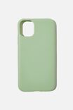 Recycled Phone Case iPhone 11, MINT LEAF